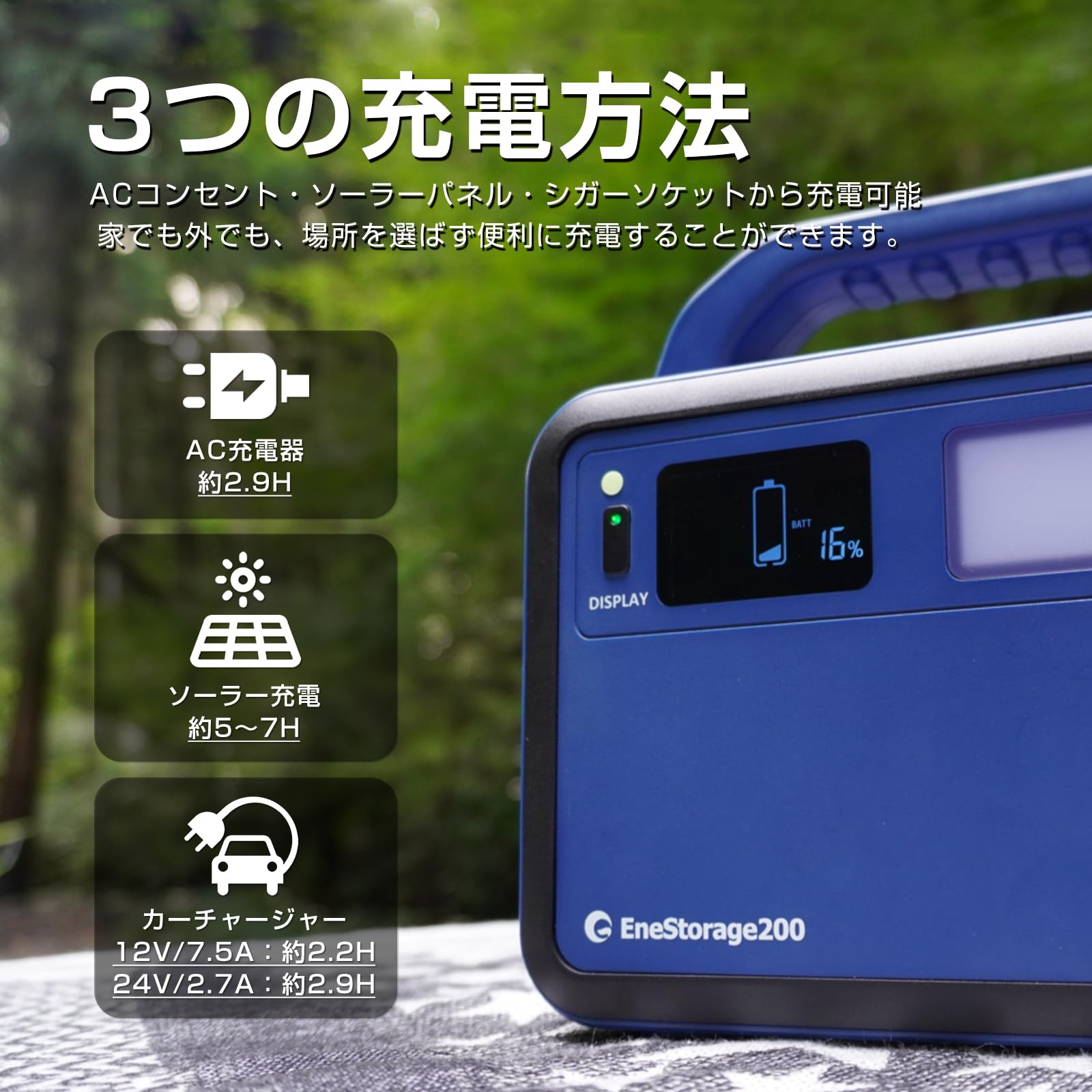 Amazon.co.jp: グッド・グッズ ポータブル電源 153.6WH 200W 48000mAh